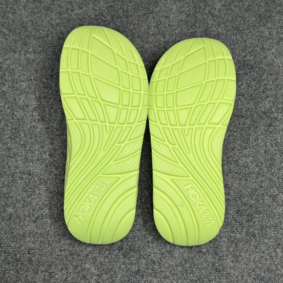 Hoka Ora Recovery Slide Sandals Men\'s Size 14 Neon Yellow Athletic Running Beach main image 11